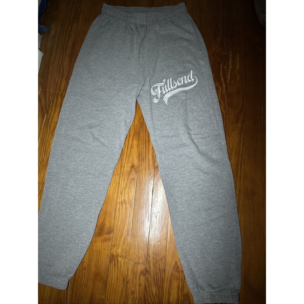 Nelk Cursive Full Send Joggers Fleece Size Small